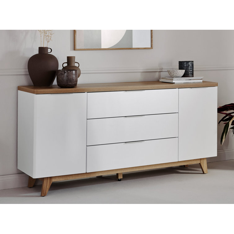 Jahnke 160Cm Wide 3 Drawer Sideboard Wayfair.co.uk